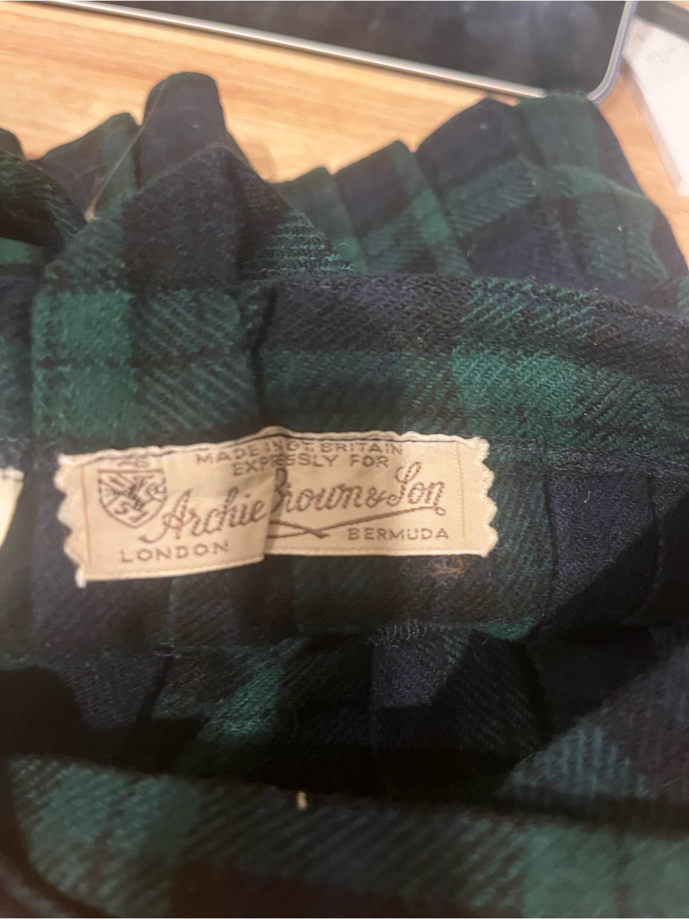 Vintage toddler Kilt Archie Brown & Son.. adorable - Picture 3 of 4